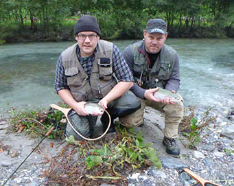 Fly fishing Soča Slovenia