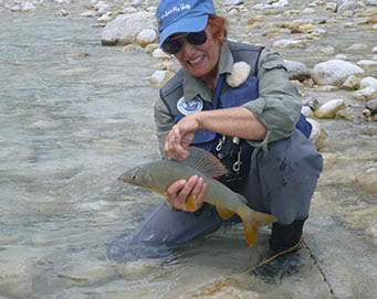 Fly fishing Soča Slovenia