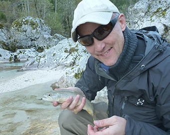 Fly fishing Soča Slovenia