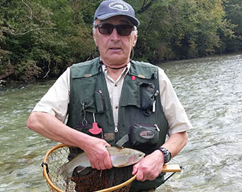 Fly fishing Soča Slovenia