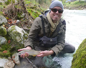 Fly fishing Soča Slovenia