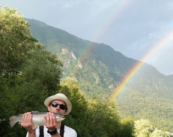 Fly fishing Soča Slovenia