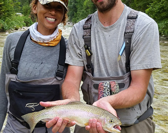 Fly fishing Soča Slovenia