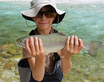 Fly fishing Soča Slovenia