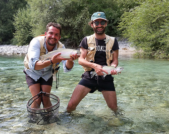 Fly fishing Soča Slovenia